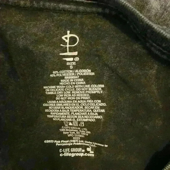 NWOT Pink Floyd Unisex Tshirt. Size S The Dark Side Of The Moon. - Picture 2 of 2